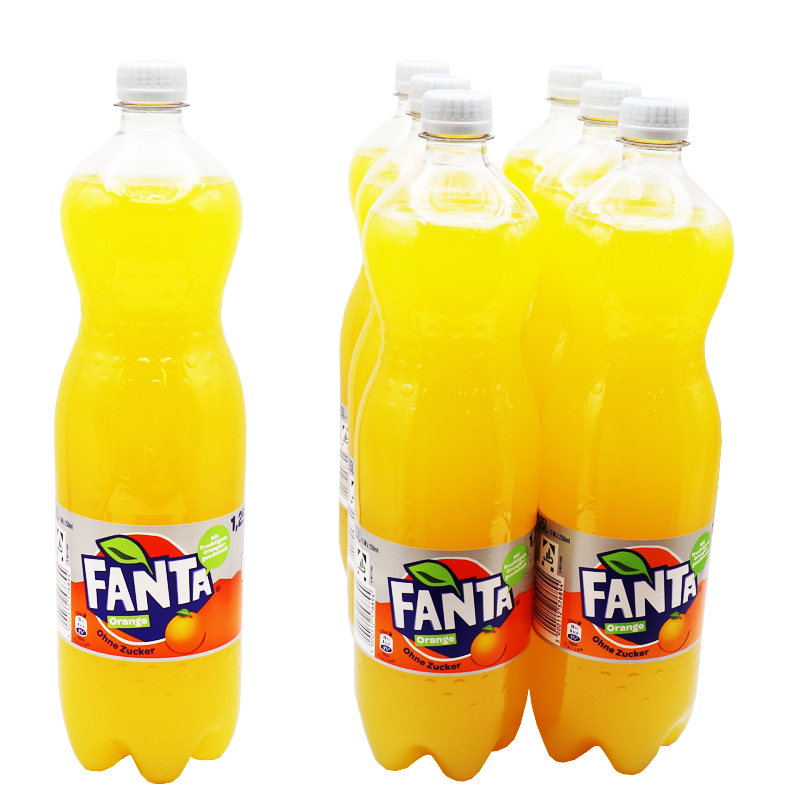 Fanta Zero, 6er Pack (EINWEG) zzgl. Pfand