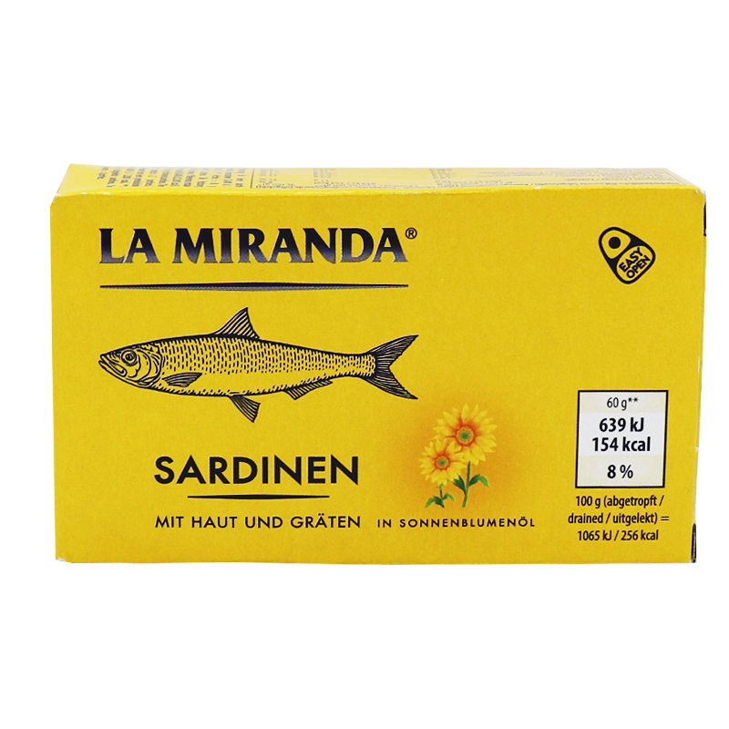 Sardinen in Öl, 125ml von La Miranda | Motatos