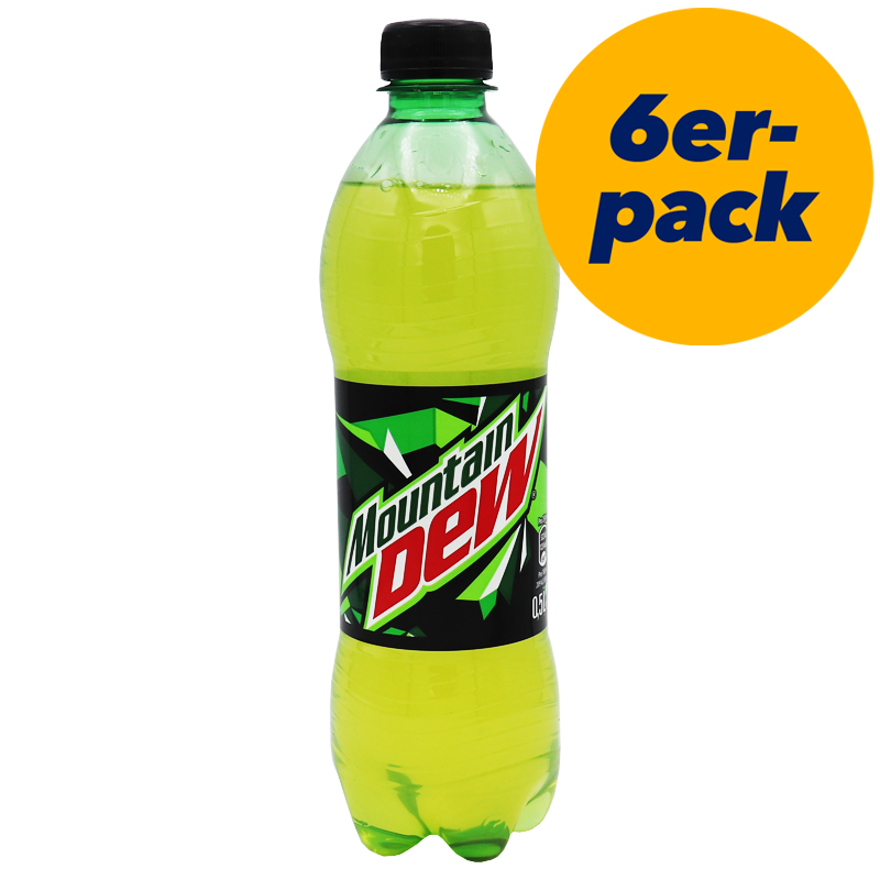 Mountain Dew Regular, 6er Pack (EINWEG) zzgl. Pfand