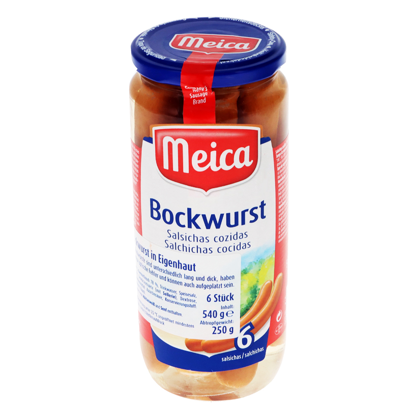 Bockwurst, 540g von Meica Motatos