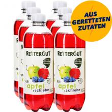 Rettergut - Apfel & Schlehe Erfrischungsgetränk, 6er Pack (EINWEG) zzgl. Pfand