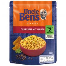 Uncle Ben’s® - Express Curryreis mit Linsen