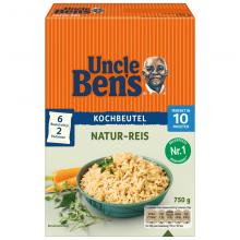 Uncle Ben’s® - Natur-Reis im Kochbeutel (750g)