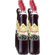 YO - Fruchtsirup Schwarze Johannisbeere, 6er Pack