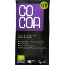 COCOA - BIO Rohe Schokolade Kirsche-Acai
