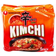 Nong Shim - Instantnudeln Kimchi, 5er Pack