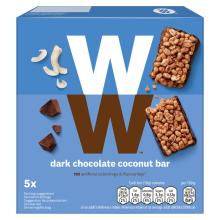 WW - Müsliriegel Kokos & Zartbitterschokolade, 5er Pack