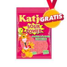 Katjes Sour Power Erdbeerbänder